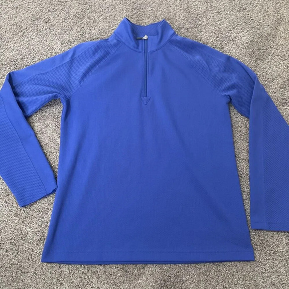 Lands' End Outfitters Long Sleeve Blue S Active 1/4 Zip Thermal Outdoor Running - Picture 1 of 11